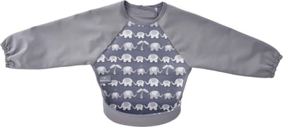 Bibetta Mouwslab Olifant - Grijs