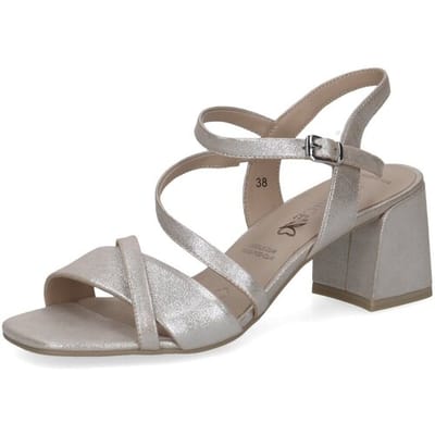 Caprice 9-9-28302-46 354 G Sandaletten Goud Metallic Glitter Leer Dames - Goud - 37