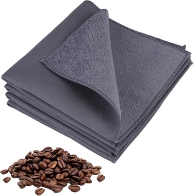 4 Barista Doeken 30x30cm Extra Absorberend Reinigingsdoek voor Espressomachine en Keukenonderhoud