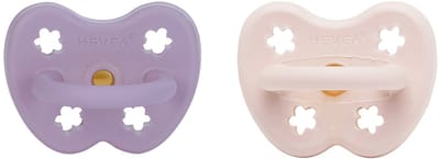 Two-Pack Orthodontic Teat 3-36 Months (Powder Pink & Lavender)