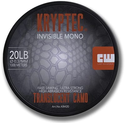 Carp Whisperer - Invisible Mono karperlijn - Diameter: 0,37mm - 1000m lijn