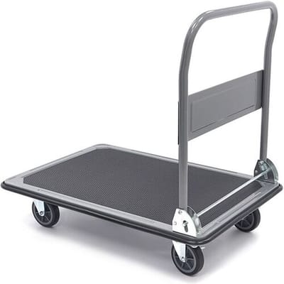 350 Kilo Opvouwbare Transportwagen / Transportkar / Plateauwagen / Bagagekar met Rem