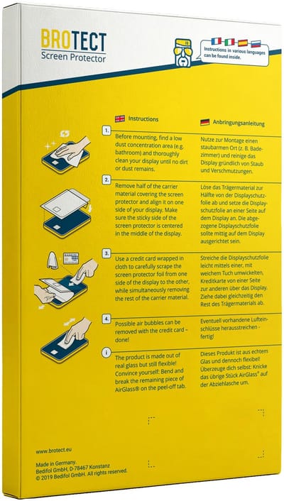 Screenprotector voor Gigaset GS160 Beschermglas transparant