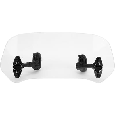 Extension de pare-brise de moto Hauteur accrue Pare-brise réglable Déflecteur d'air vent pluie Spoiler additionnel Écran(Clair ) transparent