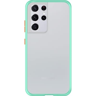 Samsung Galaxy S21 Ultra Back Cover - Lichtblauw/Transparant