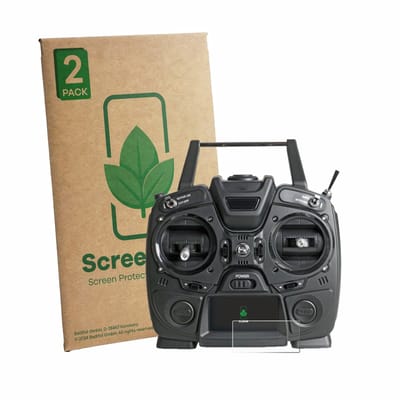 2 Stuks Screenprotector voor Graupner MZ-10 HOTT - Hoogwaardige Beschermfolie transparant