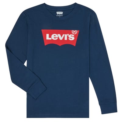 Levi´s ® Kids Batwing T-shirt Met Lange Mouwen Blauw 10 Years Kinderen