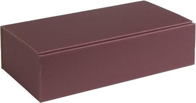 Wijndoos cadeauverpakking karton 36x18,5x9cm BORDEAUX (35 stuks)