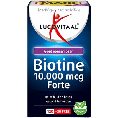 Lucovitaal Biotine 10.000 mcg Forte 150 zuigtabletten