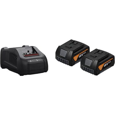 Fein 92604246010 GBA 18V 5Ah GAL1880CV AS N00 Accu en acculader voor gereedschap 18 V 5 Ah Li-ion