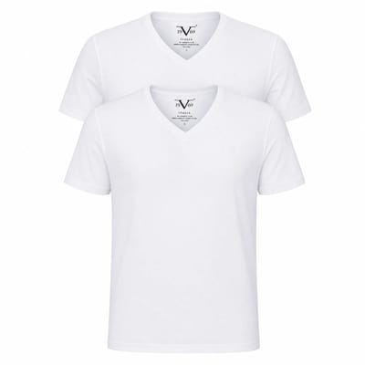 19V69 Italia - 2pack T-Shirts - Wit - L