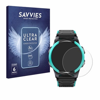 Savvies - Screenprotector voor SaveFamily Slim 4G - Folie Beschermfolie transparant 6 Stuks