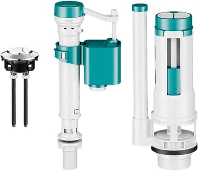 Toilet Reparatie Set - Onderdelen Kit - Sanitair Onderhoud - Eenvoudige Wandmontage - Verstelbare Maten - Meerdere Kleuren