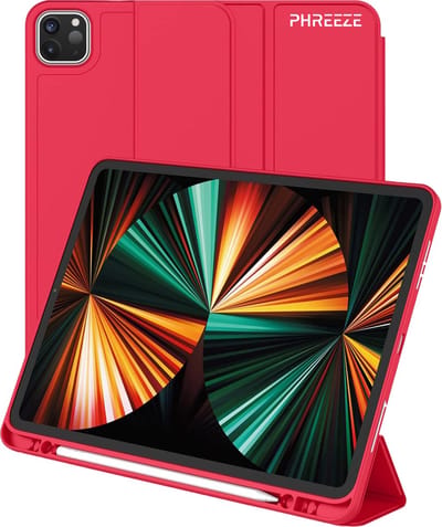 Hoes geschikt voor iPad Pro 11 inch 2024 (7e generatie) - Hoes geschikt voor iPad Pro met Pencil Vak - Draaibare Tri Fold Hoesje geschikt voor iPad Pro 7 11-inch met M4 Chip Case - Donker Blauw