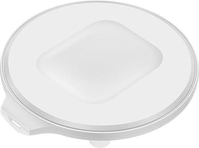DrPhone DAO1 - Draadloze Oplaadstation Voor Bluetooth Oordoppen - Geschikt voor Airpods 2 - 300 mAh - 5v - Wit