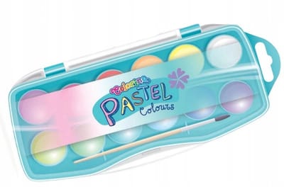 Colorino Aquarelverf Pastel 12 Kleuren voor Kinderen
