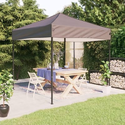 Partytent - Buitentent Evenementen - Feesten Organiseren - UV- en Waterafstotend - 3 x 3 m - Taupe