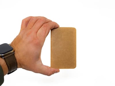 Pocket Notebook Mini Journals 2.5'' x 4'' - Extra Klein Kraft Bruin Notitieboek voor Reizigers, Auteurs en Notities