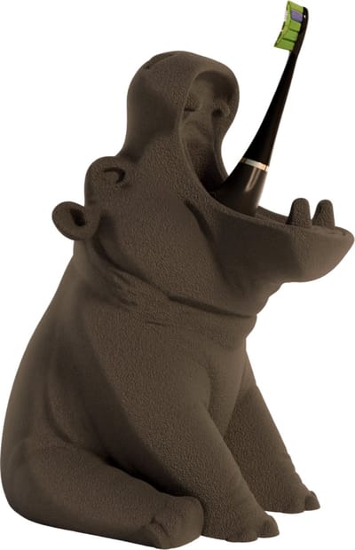 Fiastra Tandenborstelhouder – Hippo Design – Zwart