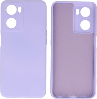 Fashion Backcover Telefoonhoesje - Color Hoesje - Geschikt voor Oppo A57s - A77s - A77 4G - Paars