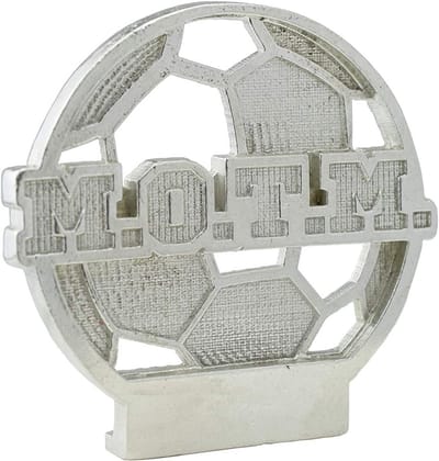 Voetbaltrofee Man of the Match - Zware Metalen Beker voor Jongens en Volwassenen