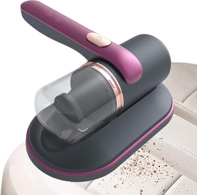 Matras Stofzuiger - Handstofzuiger Meubels - Hygiënisch Huis - Sterke Zuigkracht - 10kPa - Paars