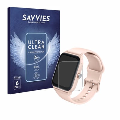 Savvies - Screenprotector voor Gydom IDW13 1.8" - Folie Beschermfolie transparant 6 Stuks