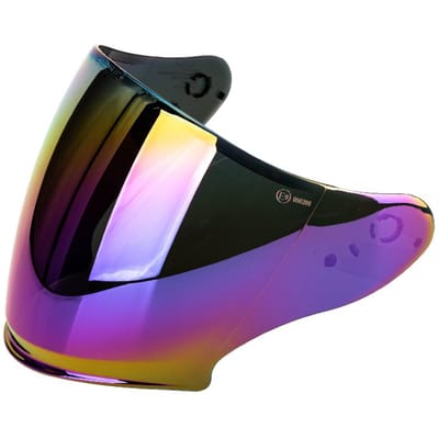 Motorhelm Wind Vizier Gekromd Oppervlak Motorhelm Accessoires Vervanging voor MT Avenue SV Helm veelkleurig