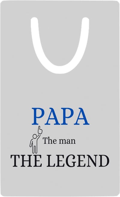 Hacebo® - Papa the man the legend metalen boekenlegger - Papa - cadeau papa - cadeau - verjaardag papa - vaderdag Bladwijzer boekenleggers - 7.6 cm x 5cm