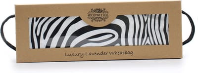 Luxe lavendel tarwe tas in geschenkdoos - Zebra