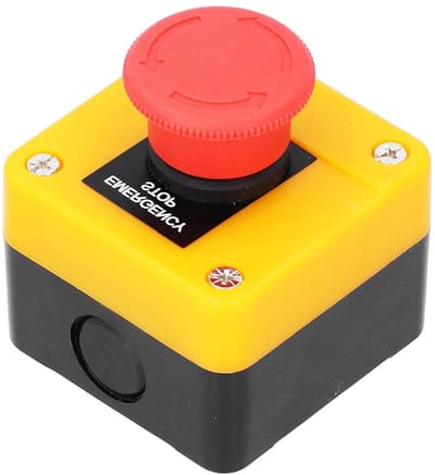 Noodstopknop - Noodschakelaar - Automatische Circuits - Explosiebestendig - 10A 1N 1NC - Rood