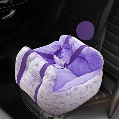 Nid pour animaux de compagnie résistant au froid en hiver, nid chaud portable d'extérieur à double usage, nid pour chat, nid pour chien, nouveau nid portable 60*53*22CM purple