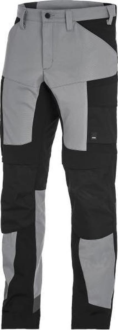 FHB LEO Werkbroek elastisch 122110 - Grijs-Zwart - 42