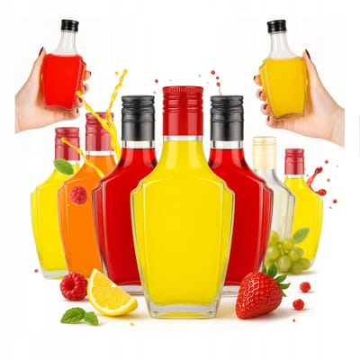 Bimberek Nobel Serie - Glazen Fles - 250ml - Elegant Design - Voor Huisgemaakte Dranken