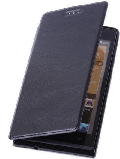 Zwart Huawei Ascend G510 TPU Bookcover Hoesje