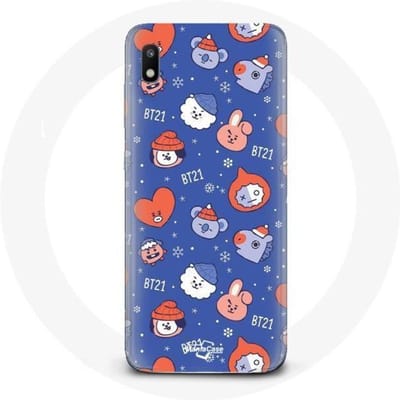 Coque pour Samsung Galaxy A10 BTS Bangtan Sonyeondan BT21 Noël 2023