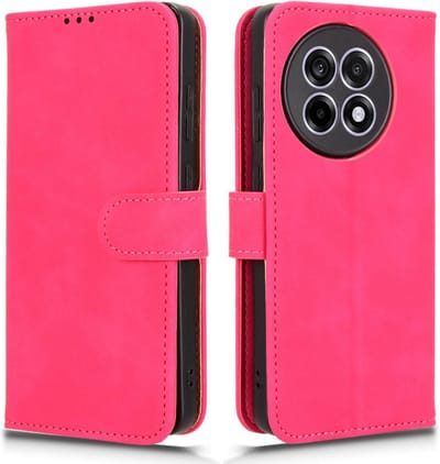 Coverup Hoesje - Geschikt voor OnePlus 13R Hoesje - Coverup Book Case - Roze