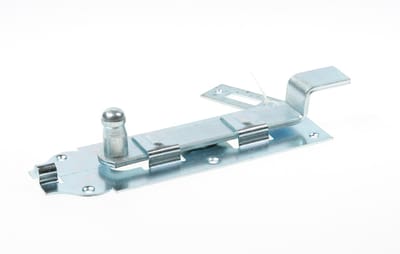GB Rolschuif met bocht elektrolytisch verzinkt 200 x 80mm 74484