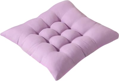 Stoelkussen 40x40 cm Vierkant – Zacht Zitkussen voor Eetkamerstoel, Bureaustoel, Fauteuil en Woonkamer - Paars