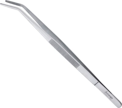 Triangle Multifunctioneel RVS Pincet met Knik – 15 cm – Vaatwasserbestendig