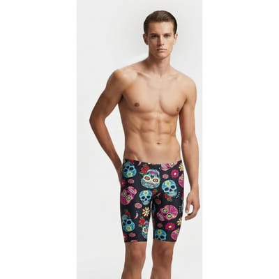 Arena M Crazy Skulls Carnival Jammer Black Multi Maat: 70 | Zwembroeken Outlet | Heren | Zwart