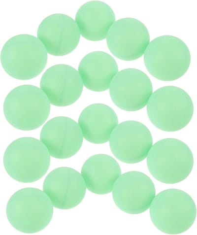 Tafeltennisballen - Glow Pong Ballen - Avondspelletjes - Zelfopladend Licht - 20 Stuks - Wit