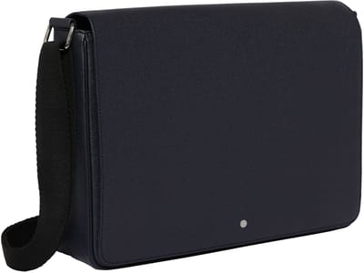 Ted Baker schoudertas business tas met laptopvak Caviar Messenger Bag Dk - Navy donkerblauw