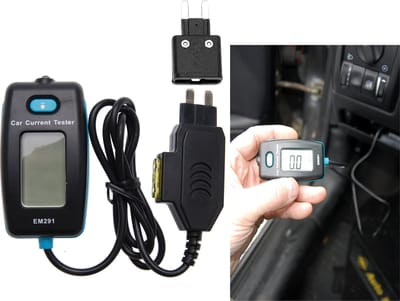 BGS Digitale ampèremeter voor zekeringcontact - 63520