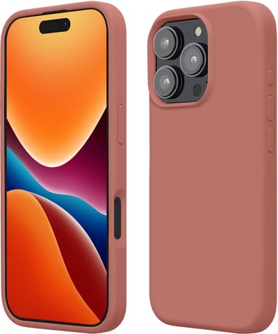 kwmobile telefoonhoesje geschikt voor Apple iPhone 16 Pro Max - Hoesje met siliconen coating - Smartphone case in winter roze