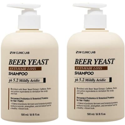 3W CLINIC LAB Biergist Anti Haaruitval Shampoo 500ml (2 opties) #Shampoo 500ml x 2pcs