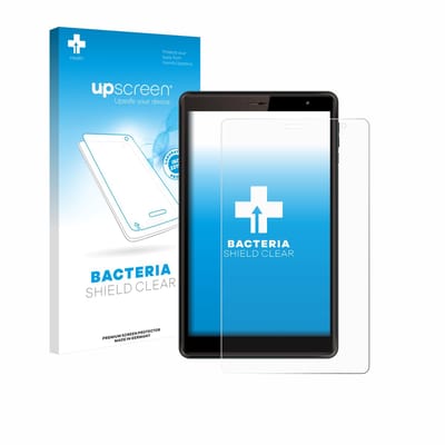 upscreen - Screenprotector voor Logicom Tab 80 8" - Folie Beschermfolie transparant antibacterieel