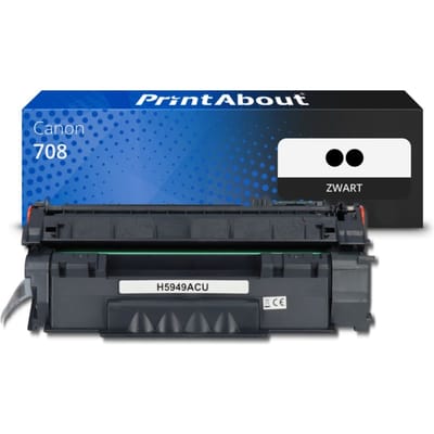 PrintAbout huismerk Toner 708 Zwart Multipack Geschikt voor Canon