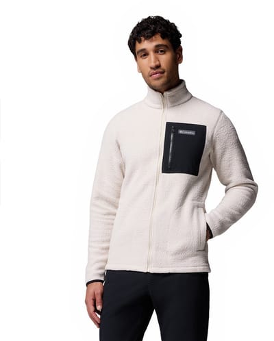 Columbia Jasper Ridge™ Pebbled Fleece Met Volledige Rits Beige 2XL Man