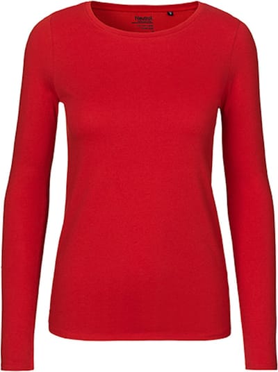 Neutral Ladies´ Long Sleeve T-Shirt NE81050 - Red - XL